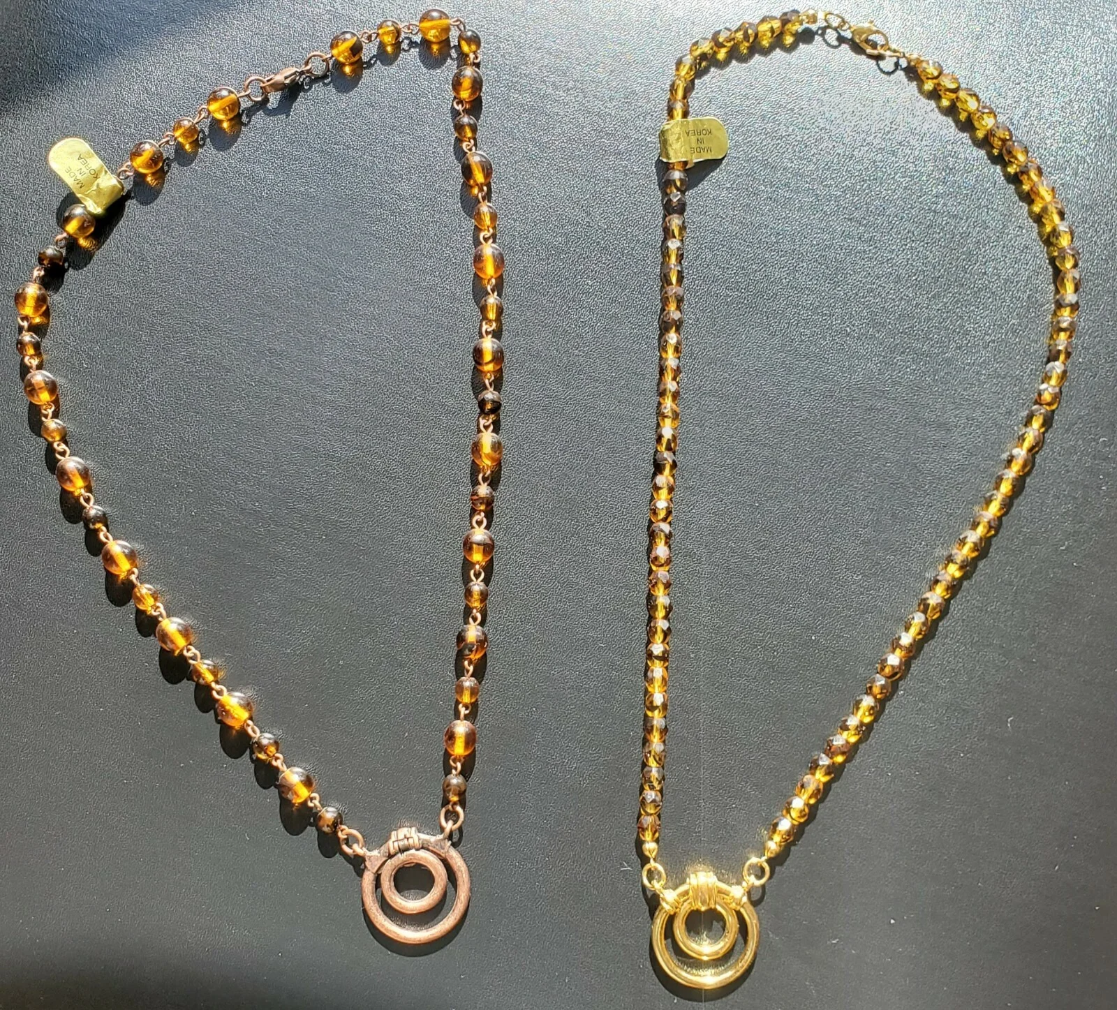 Beaded Necklace with Eyeglass Loop, Reading Glasses Holder, Sunglasses Holder