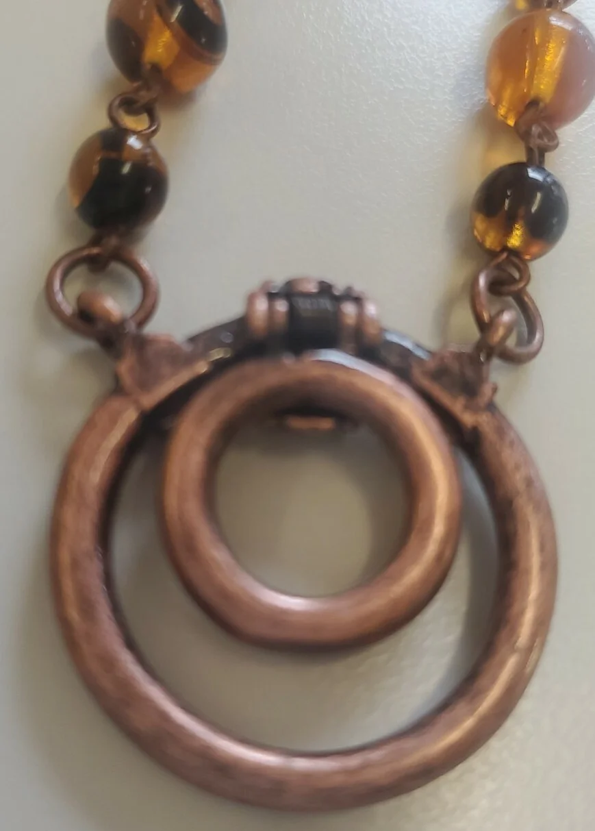 Beaded Necklace with Eyeglass Loop, Reading Glasses Holder, Sunglasses Holder 2